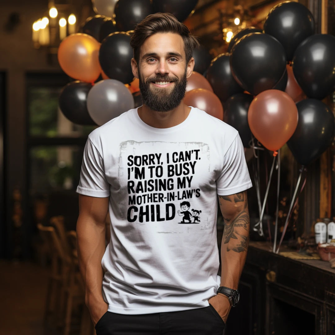 Funny Mother-In-Law Child Raising Sarcastic T-Shirt