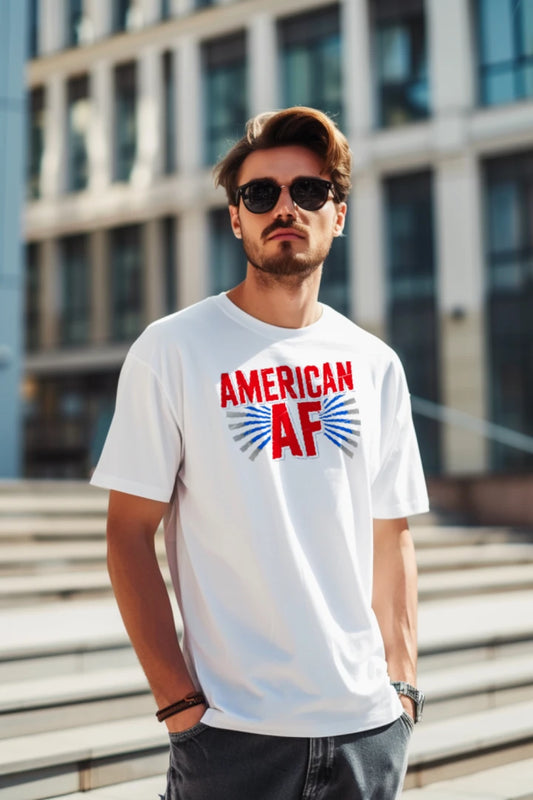 American AF Patriotic T-Shirt – Funny USA Pride Tee