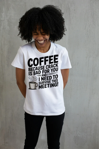 Funny Coffee Meeting Shirt – Sarcastic Work Tee