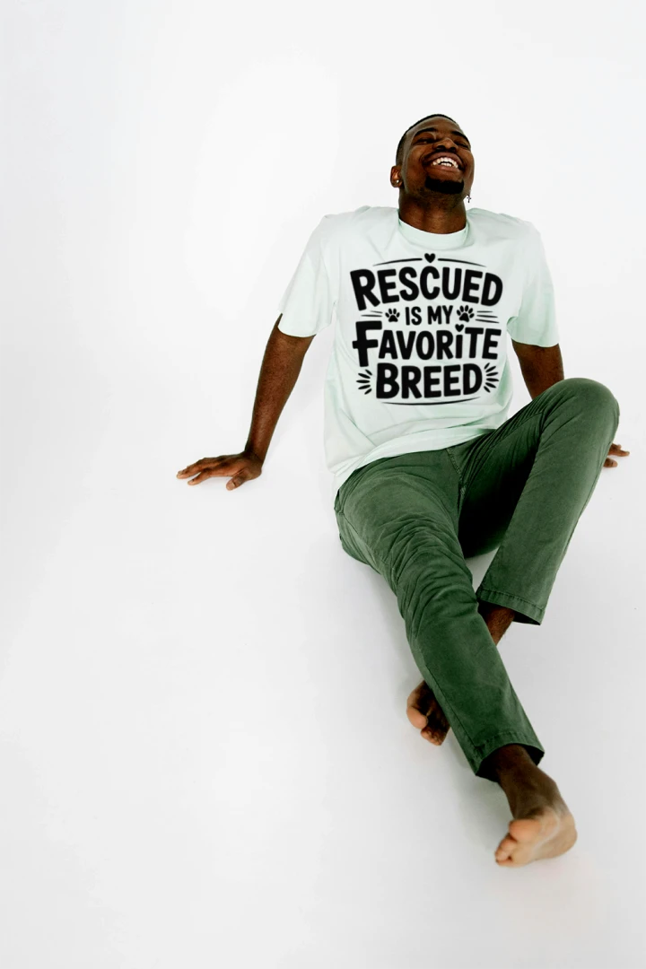 Rescued Is My Favorite Breed Dog Lover T-Shirt