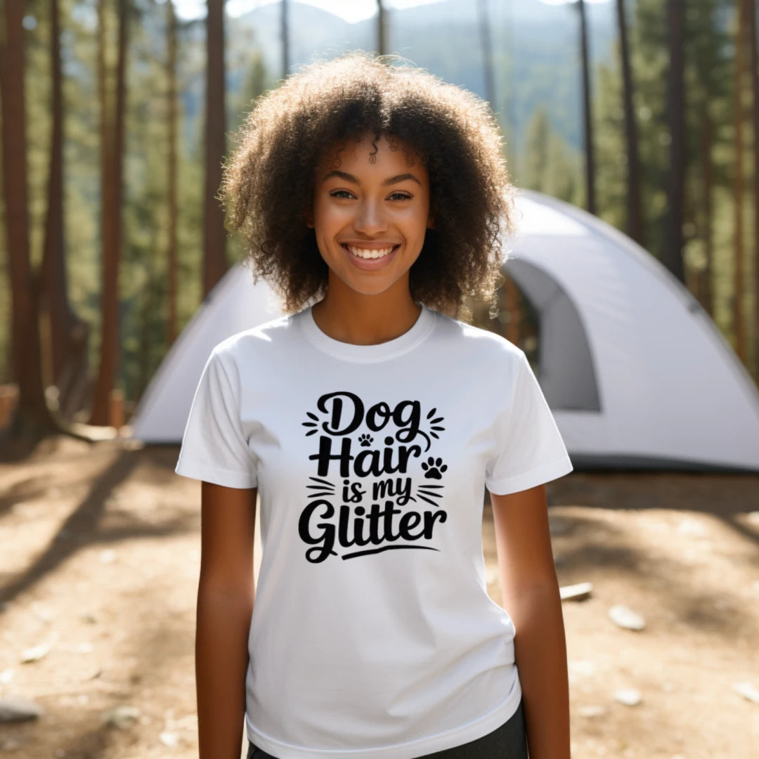 Dog Hair Is My Glitter T-Shirt for Dog Lovers
