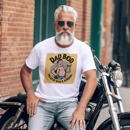 Funny Dad Bod Beer And Burger T-Shirt Father’s Day Gift