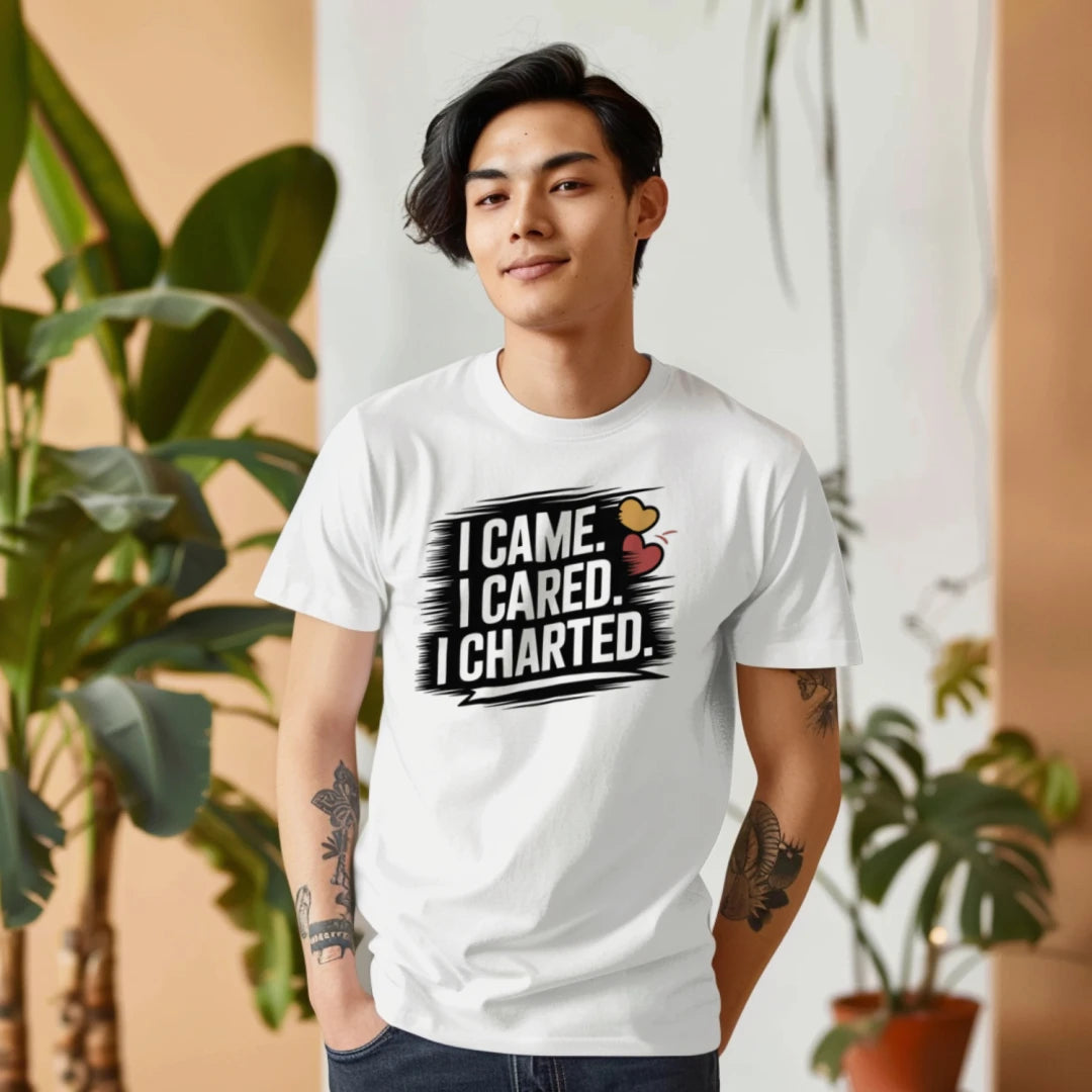 I Came I Cared I Charted Nurse Shirt – Funny Nurse Tee