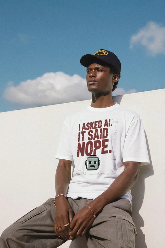 I Asked AI And It Said Nope Funny Tech T-Shirt