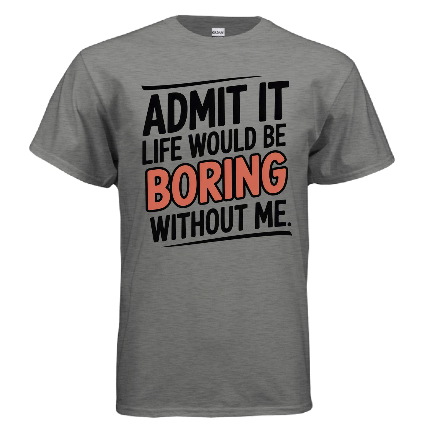 GRAPHITE HEATHER - FRONT